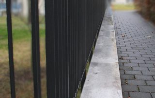 Zaun pulverbeschichtet