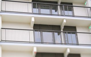 Geländer pulverbeschichtet