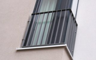 Geländer pulverbeschichtet