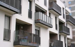 Geländer pulverbeschichtet