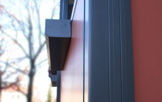 Balkon pulverbeschichtet