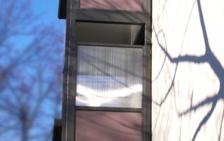Balkon pulverbeschichtet
