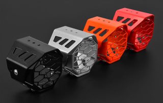 Lampenschutz Motorrad pulverbeschichtet
